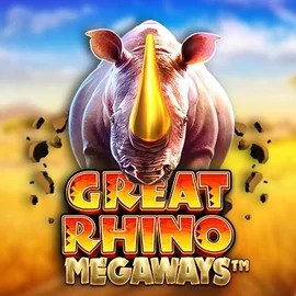 Great Rhino Megaways logo by Pragmatic Play MrPacho Casino