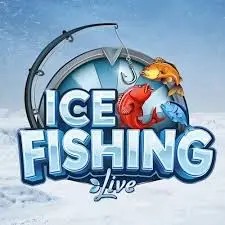 Ice Fishing Live online game logo by Evolution on mr-pachocasino.com.de