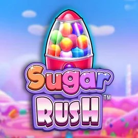 Sugar Rush logo by Pragmatic Play at MrPacho Casino